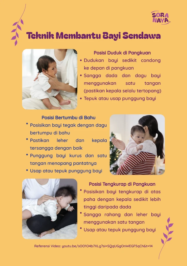 Membuat Bayi Sendawa