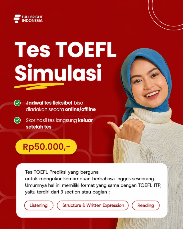 A8- Tes TOEFL Simulasi (Tanpa Sertifkat)