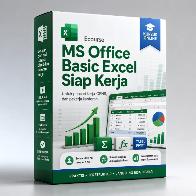 Ecourse MS Office Basic Excel Siap Kerja