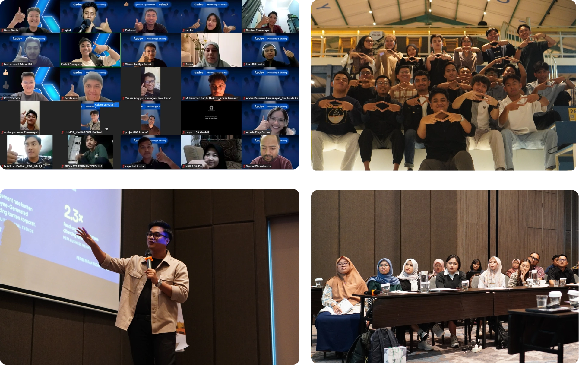 Sesi mentoring Kadev Academy