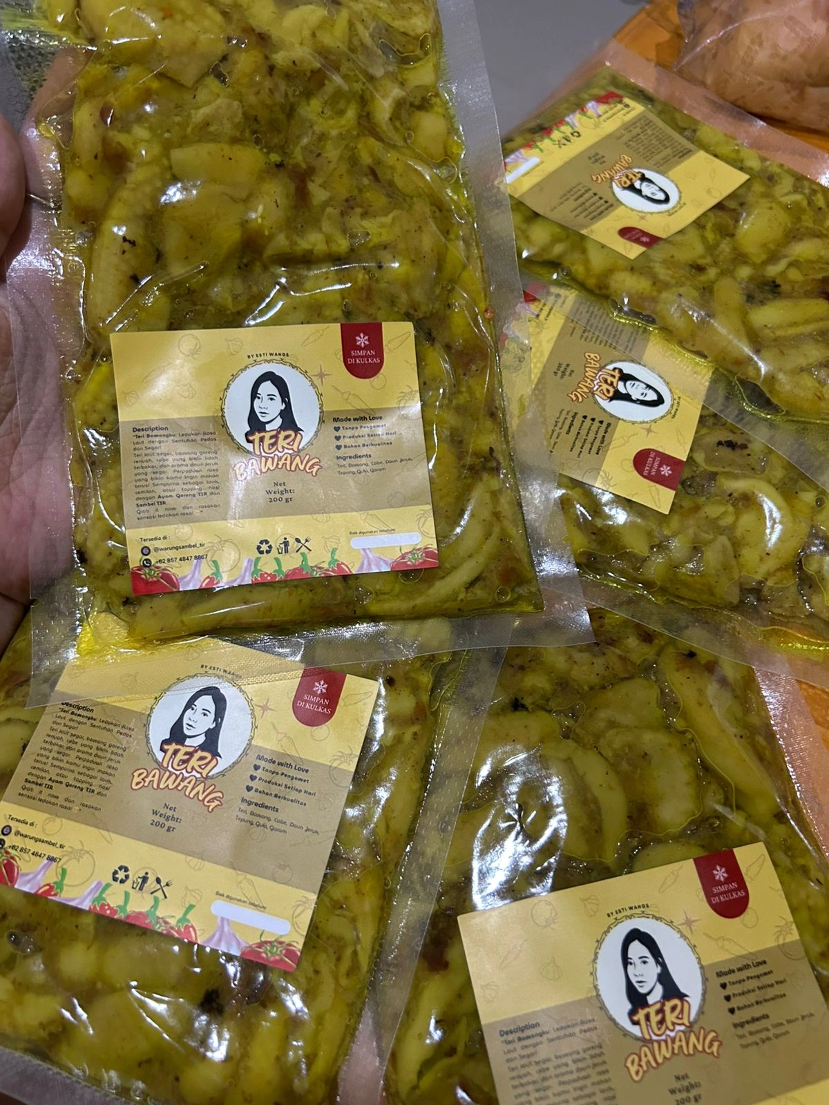 Kulit Ayam Ungkep Tir